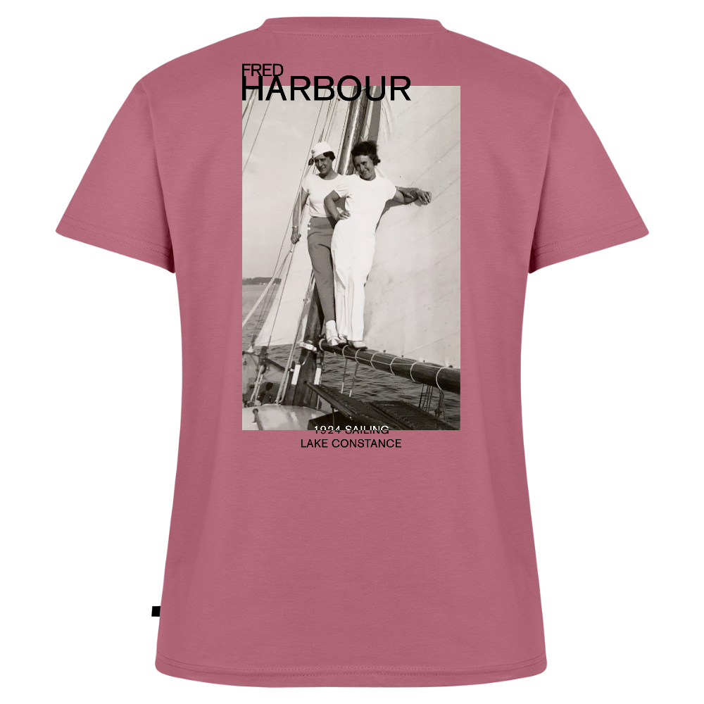 Women Premium V-Ausschnitt T-Shirt "Sailing II" - Mauve