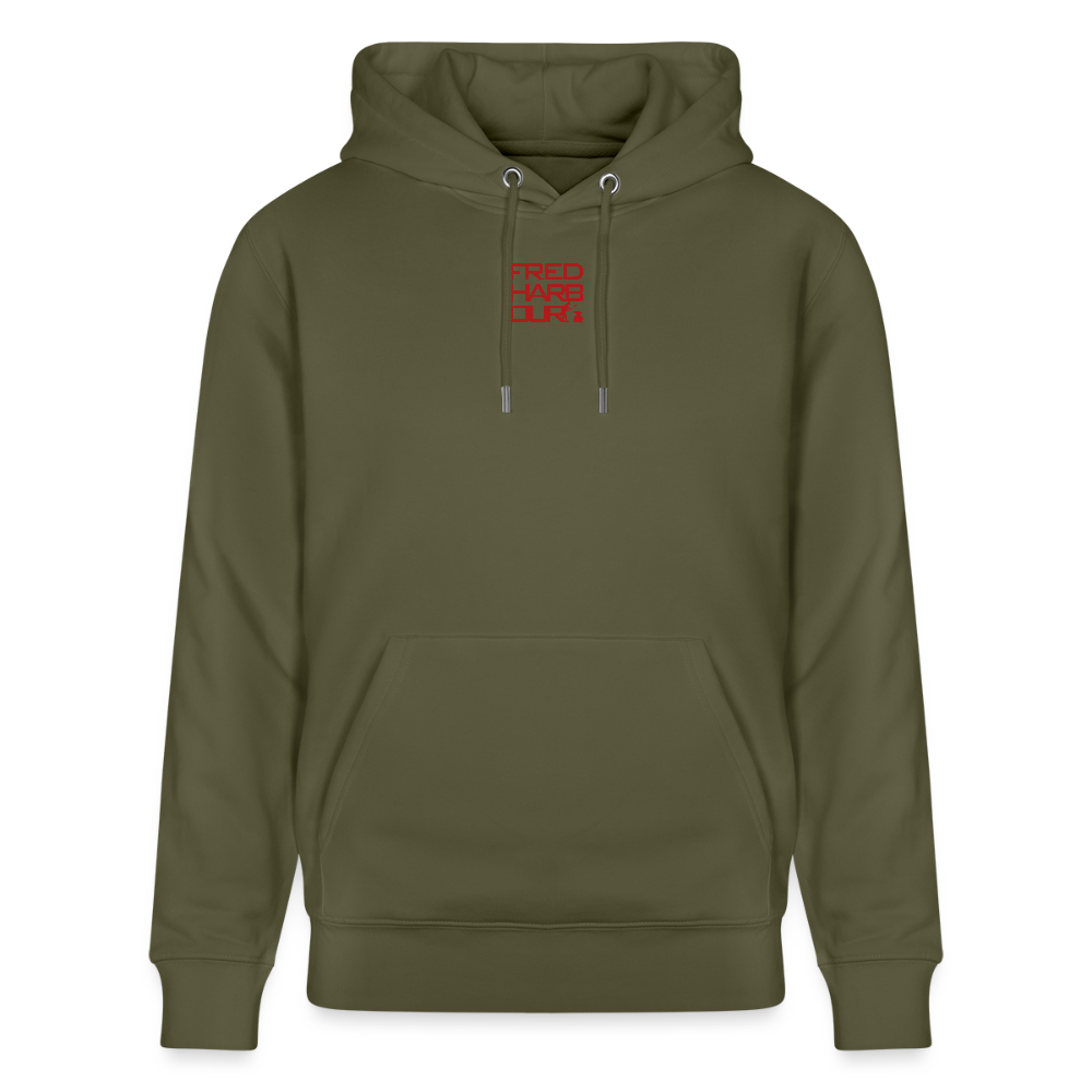 Unisex nachhaltiger Hoodie SPORT - Khaki Grün