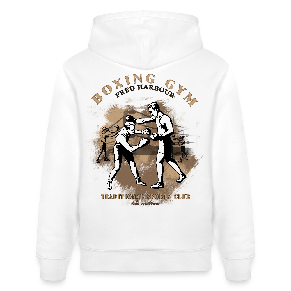 Unisex Hoody "boxing one" - Weiß