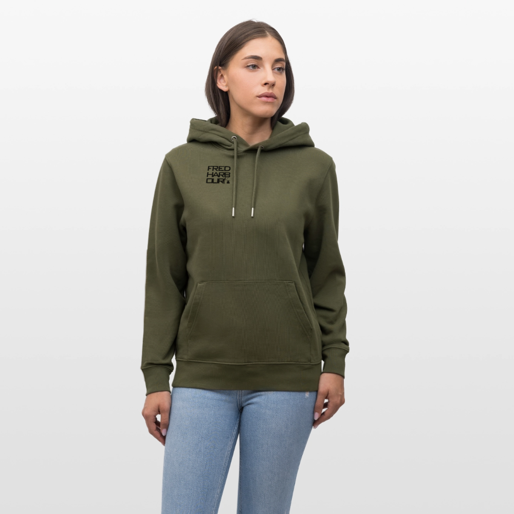 Unisex Hoodie Sailing I - Khaki Grün