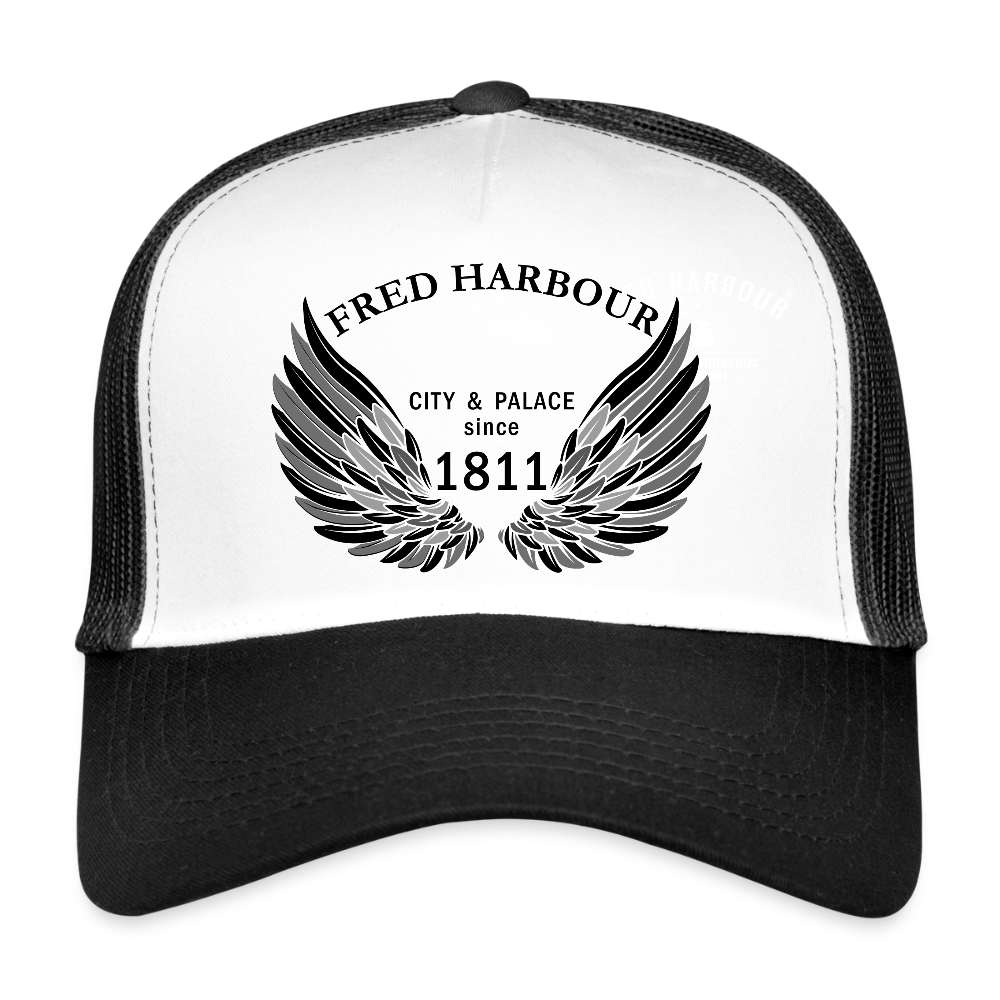 Trucker Cap - Weiß/Schwarz