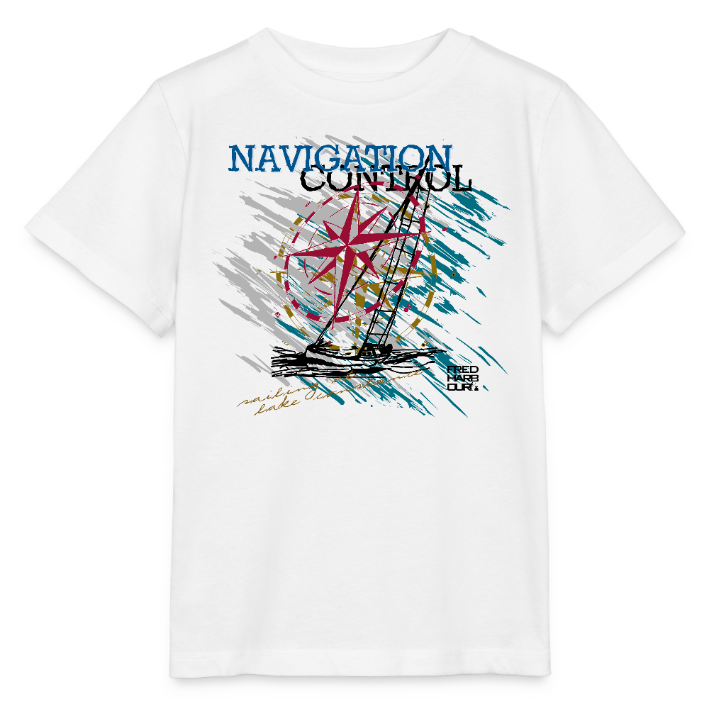 KIDS T-Shirt „Navigation Control“ - Weiß