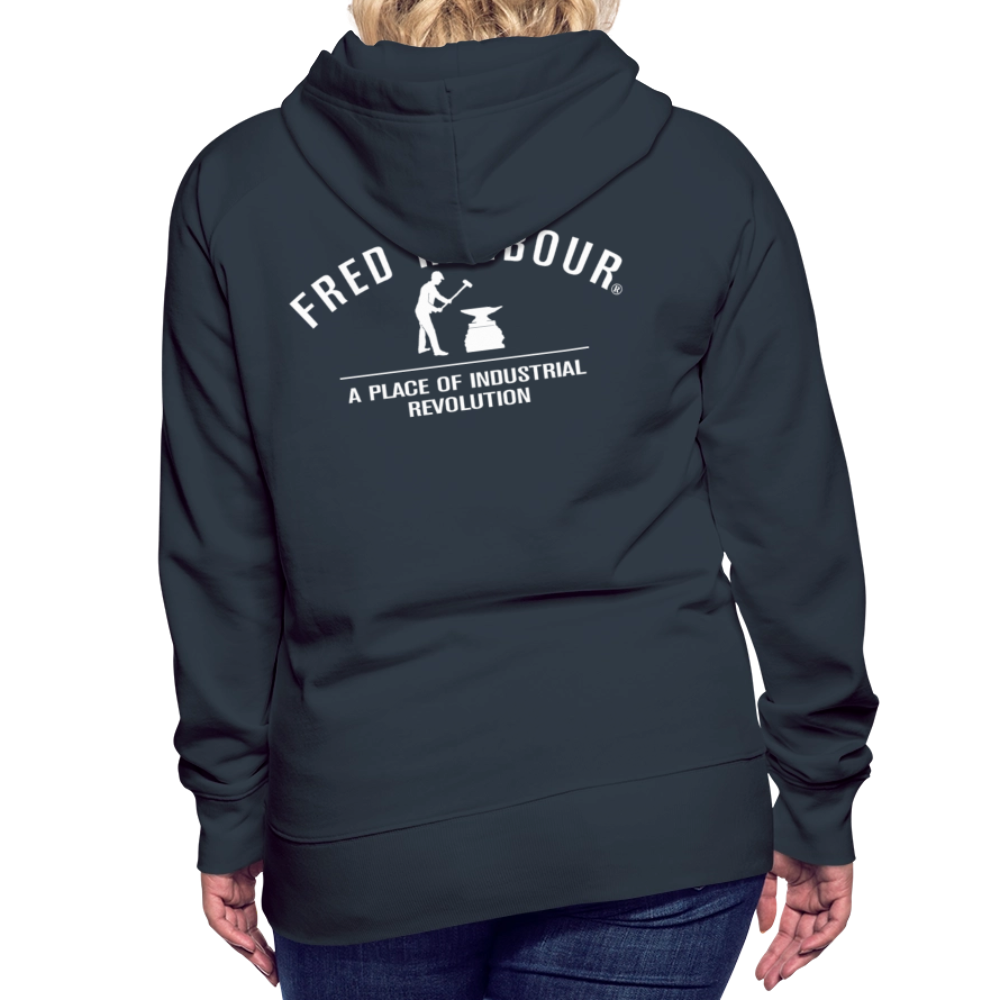 Women´s Premium Hoodie "Classic" - Navy