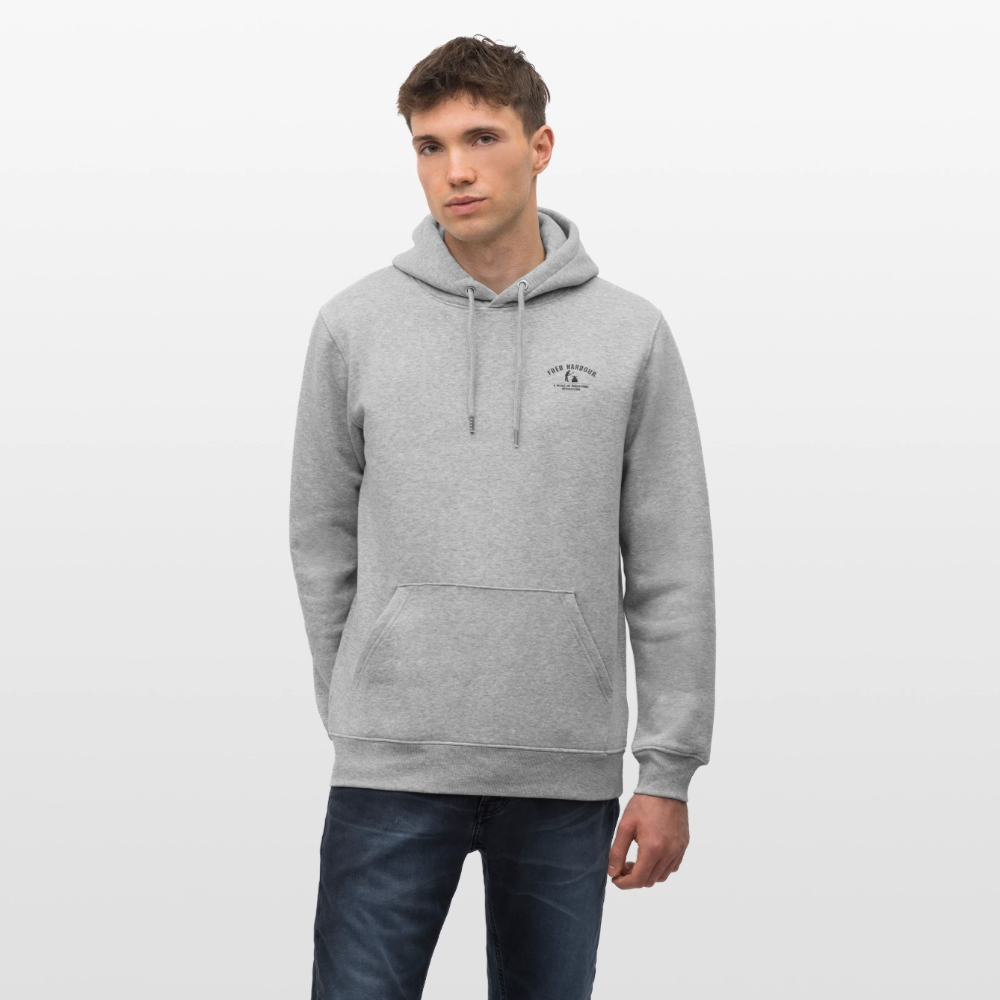 Unisex Hoodie "Bridge" - Grau meliert