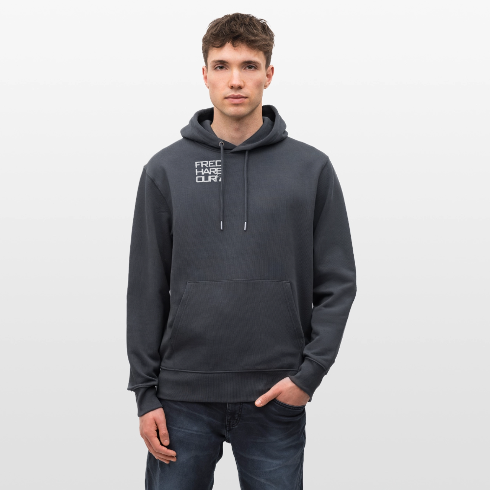 Unisex Hoodie "Ski & Dog" - Indigoblau