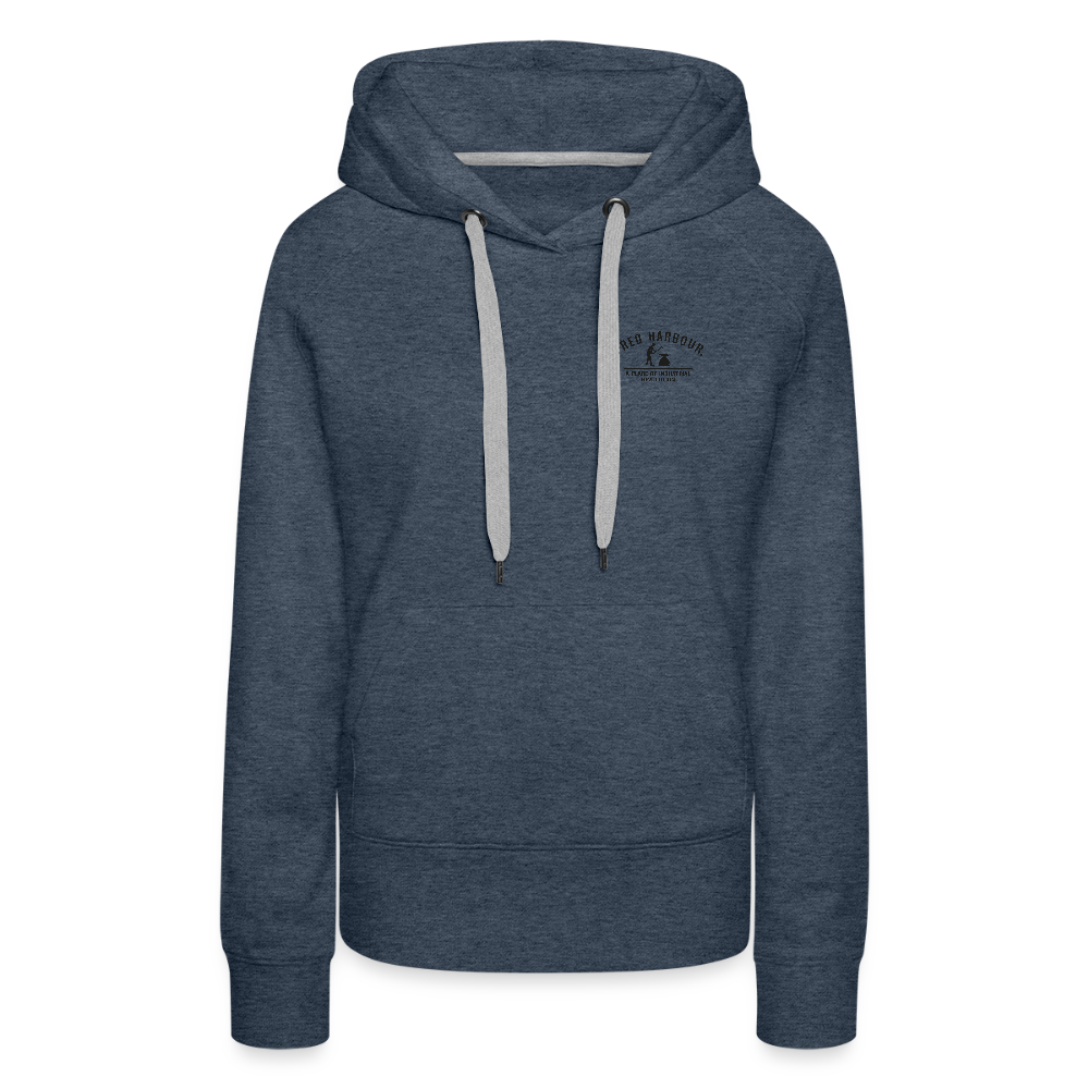 Women´s Premium Hoodie "Classic" - Jeansblau