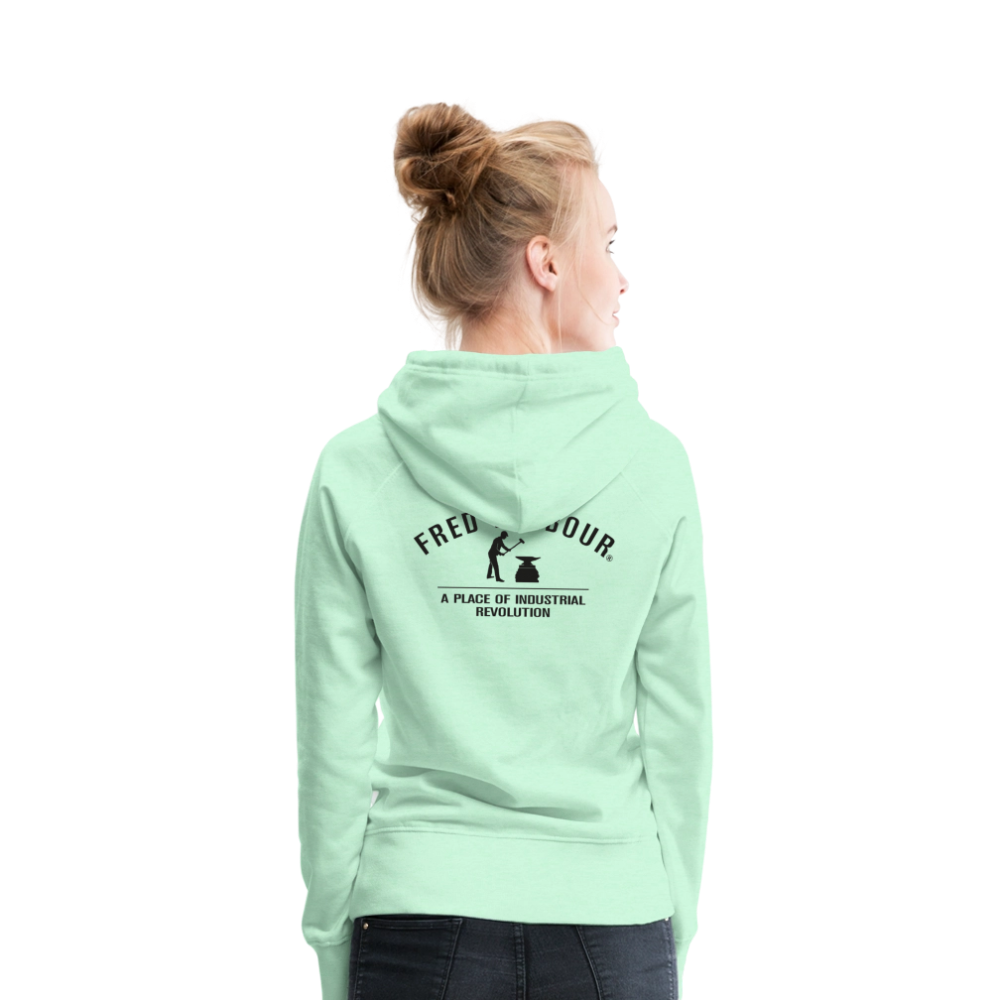 Women´s Premium Hoodie "Classic" - helles Mintgrün