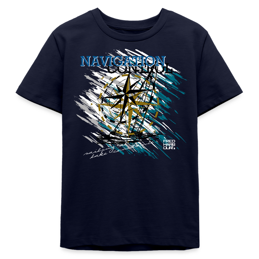 Teenager T-Shirt „Navigation Control“ - Navy