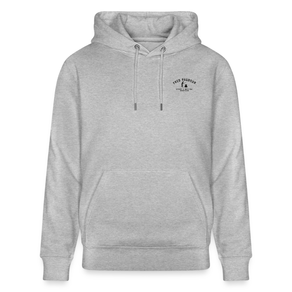 Unisex Hoodie "Station1886" - Grau meliert