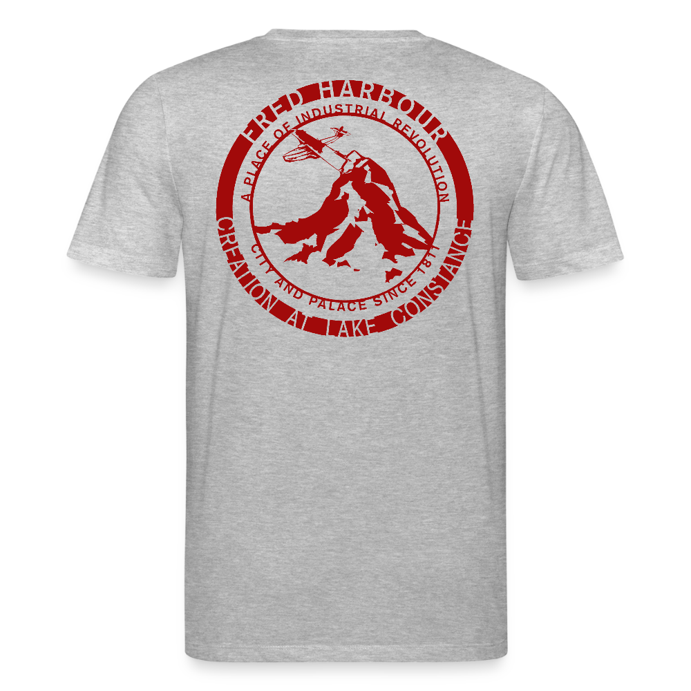 Unisex T-Shirt "Fly Alps" - Grau meliert