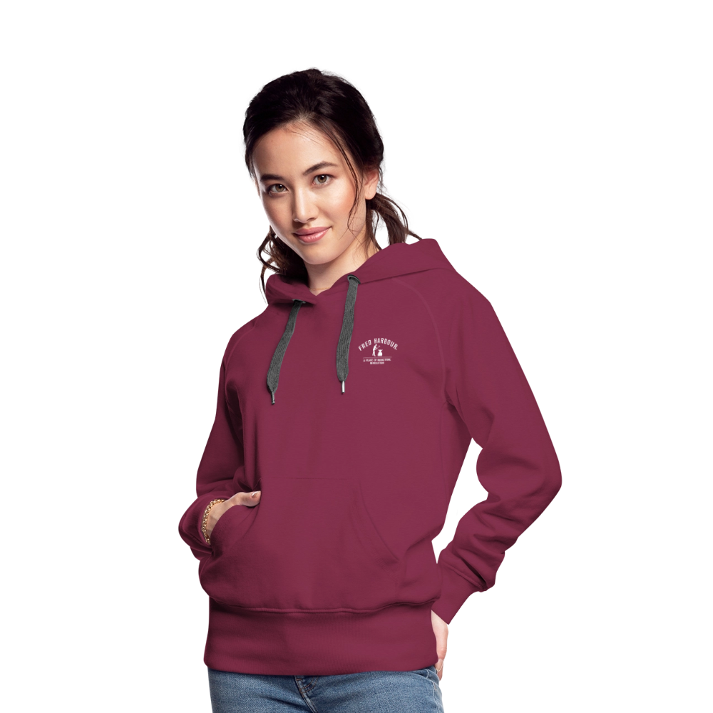 Women´s Premium Hoodie "Classic" - Bordeaux