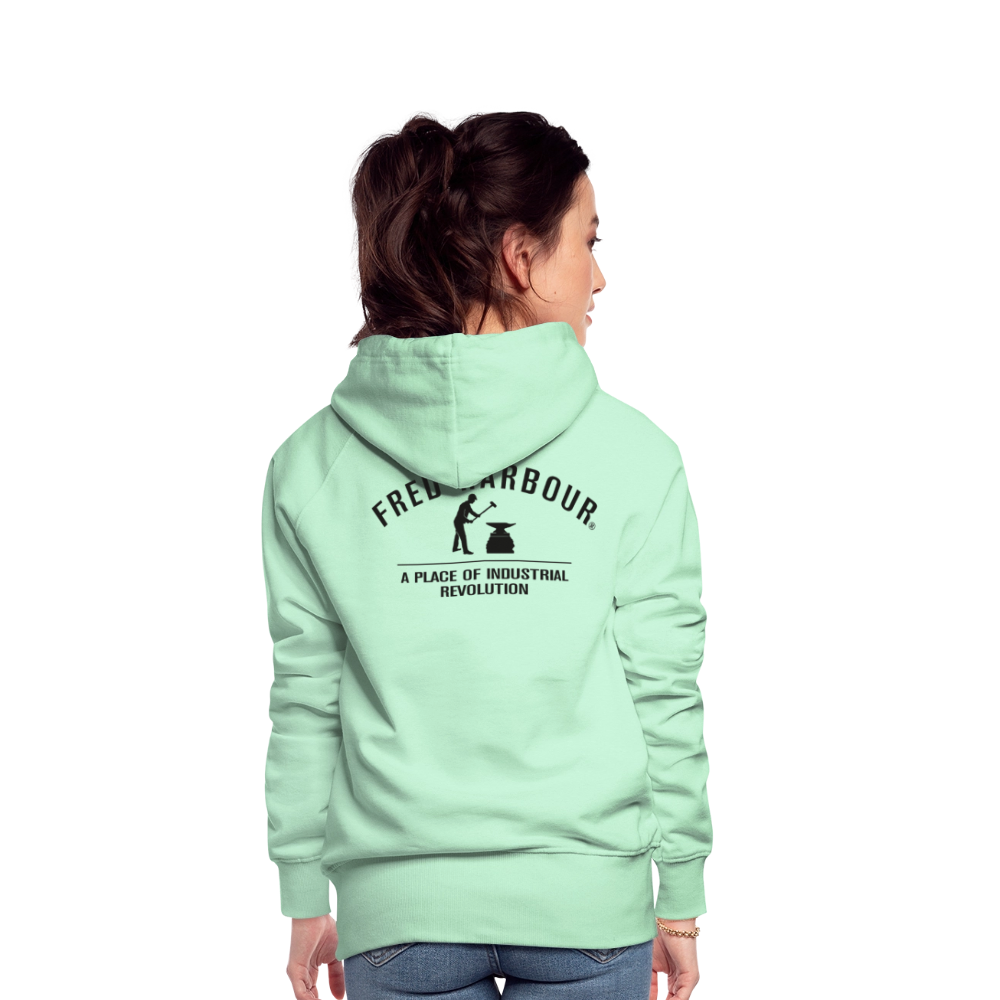 Women´s Premium Hoodie "Classic" - helles Mintgrün