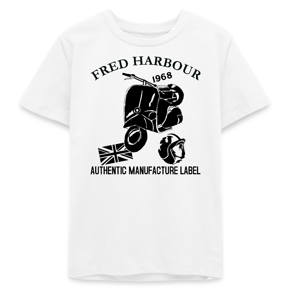 Teenager T-Shirt "MOD RIDE-sw" - Weiß