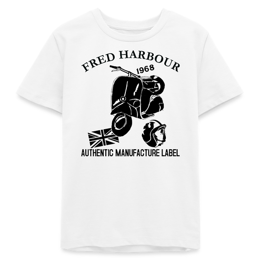 Teenager T-Shirt "MOD RIDE-sw" - Weiß