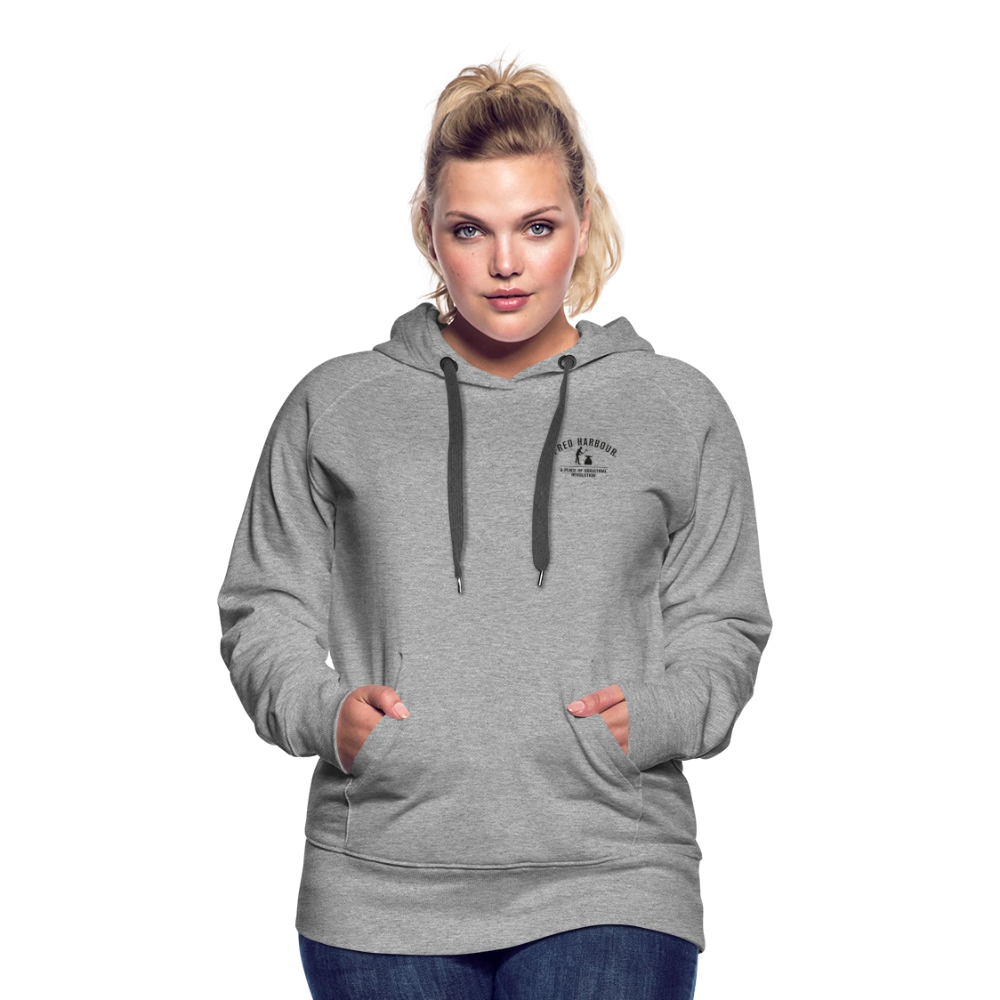 Women´s Premium Hoodie "Classic" - Grau meliert