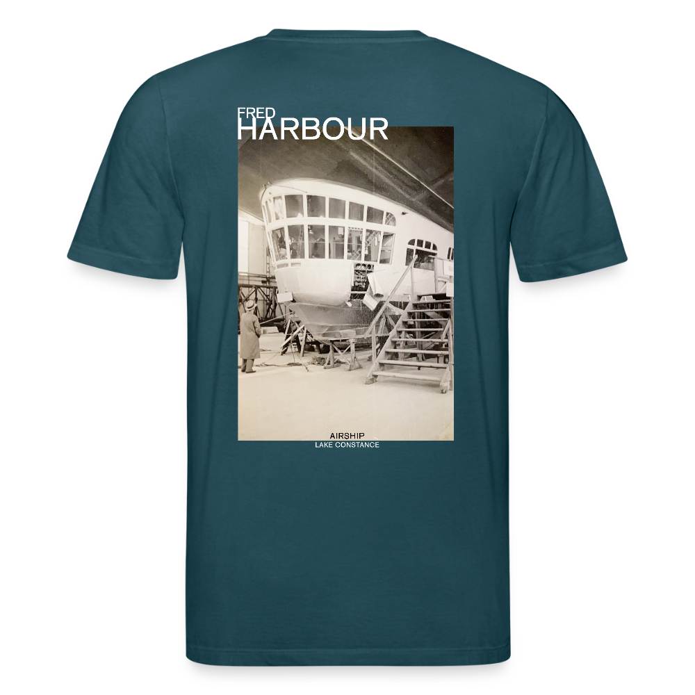 Unisex T-Shirt "Airship 1926" - Dunkles Petrol