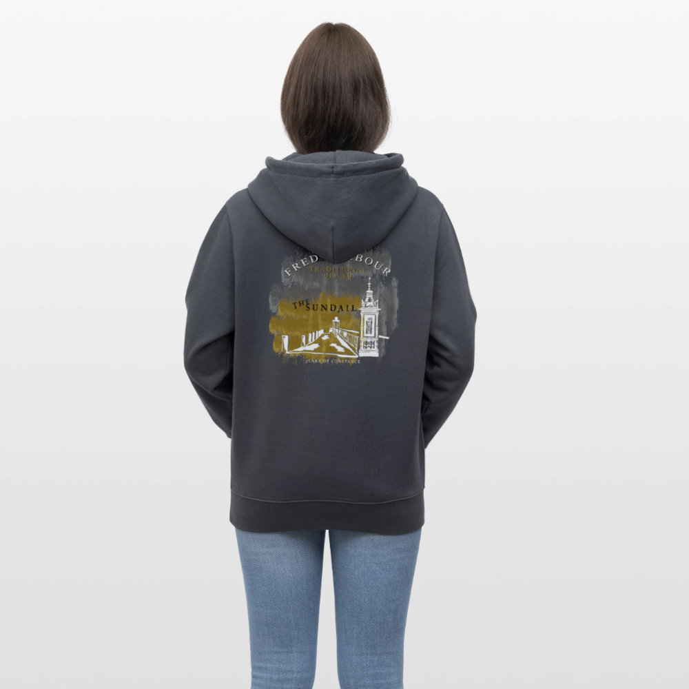 Unisex Hoodie "sundail" - Indigoblau