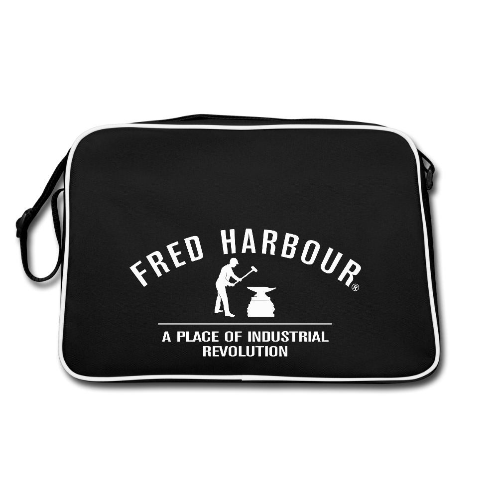 Fred Retro Tasche - Schwarz/Weiß
