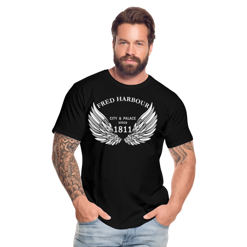 Men’s Premium T-Shirt "Wings" - Schwarz