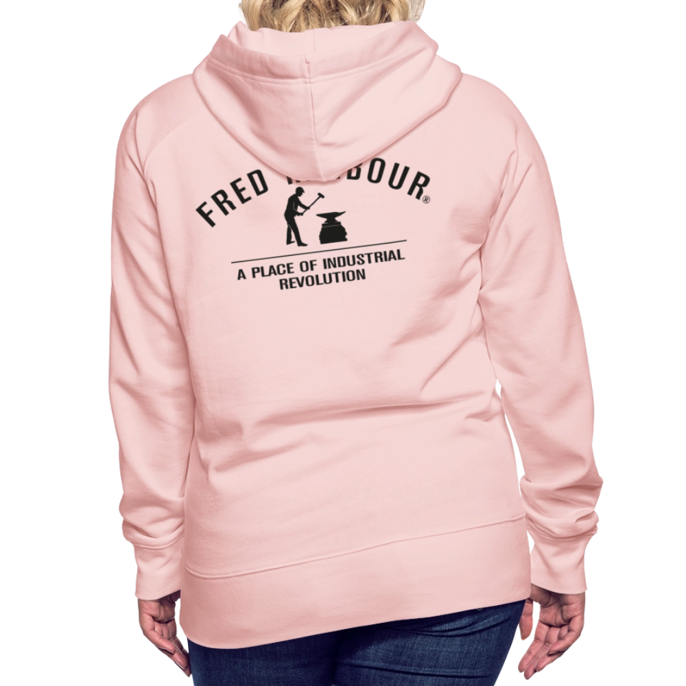 Women´s Premium Hoodie "Classic" - Kristallrosa