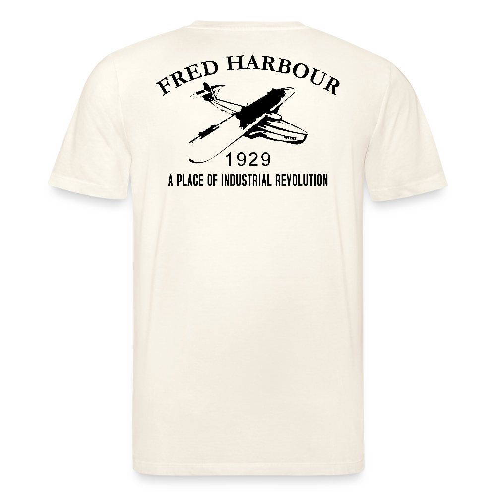 Unisex T-Shirt "Fly Alps II" - Naturweiß 