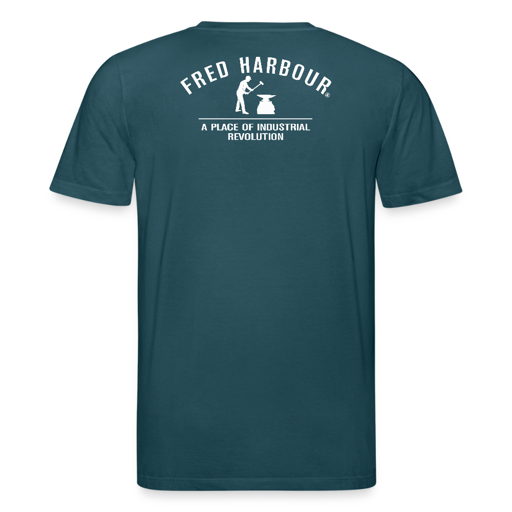 Unisex T-Shirt „Navigation Control“ - Dunkles Petrol