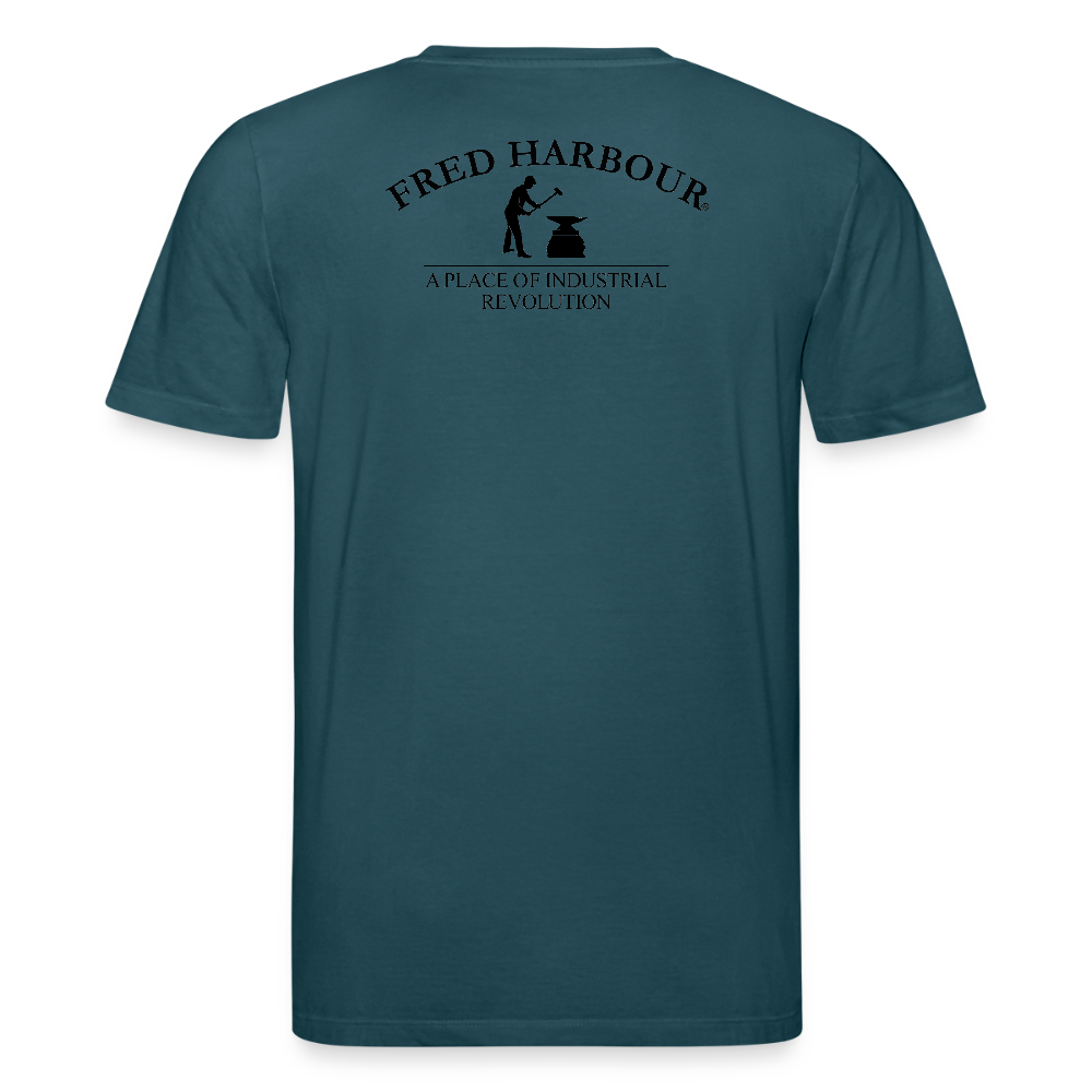 Unisex T-Shirt "seaplane" - Dunkles Petrol