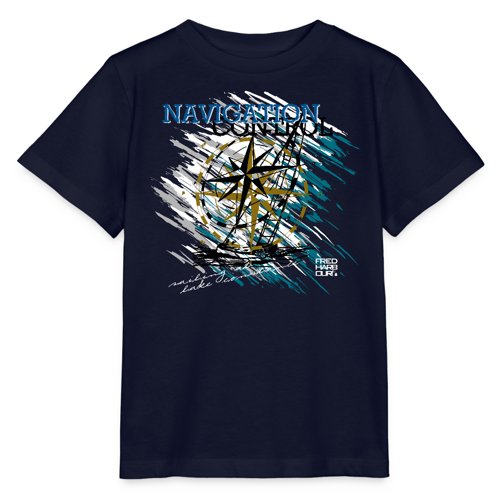 KIDS T-Shirt „Navigation Control“ - Navy