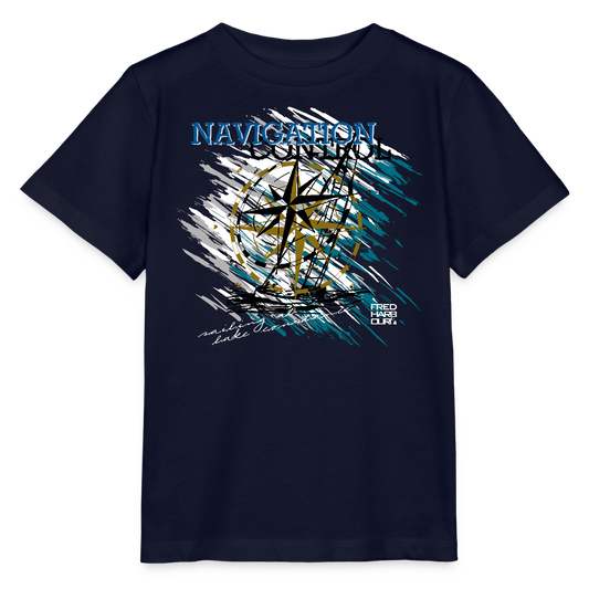 KIDS T-Shirt „Navigation Control“ - Navy