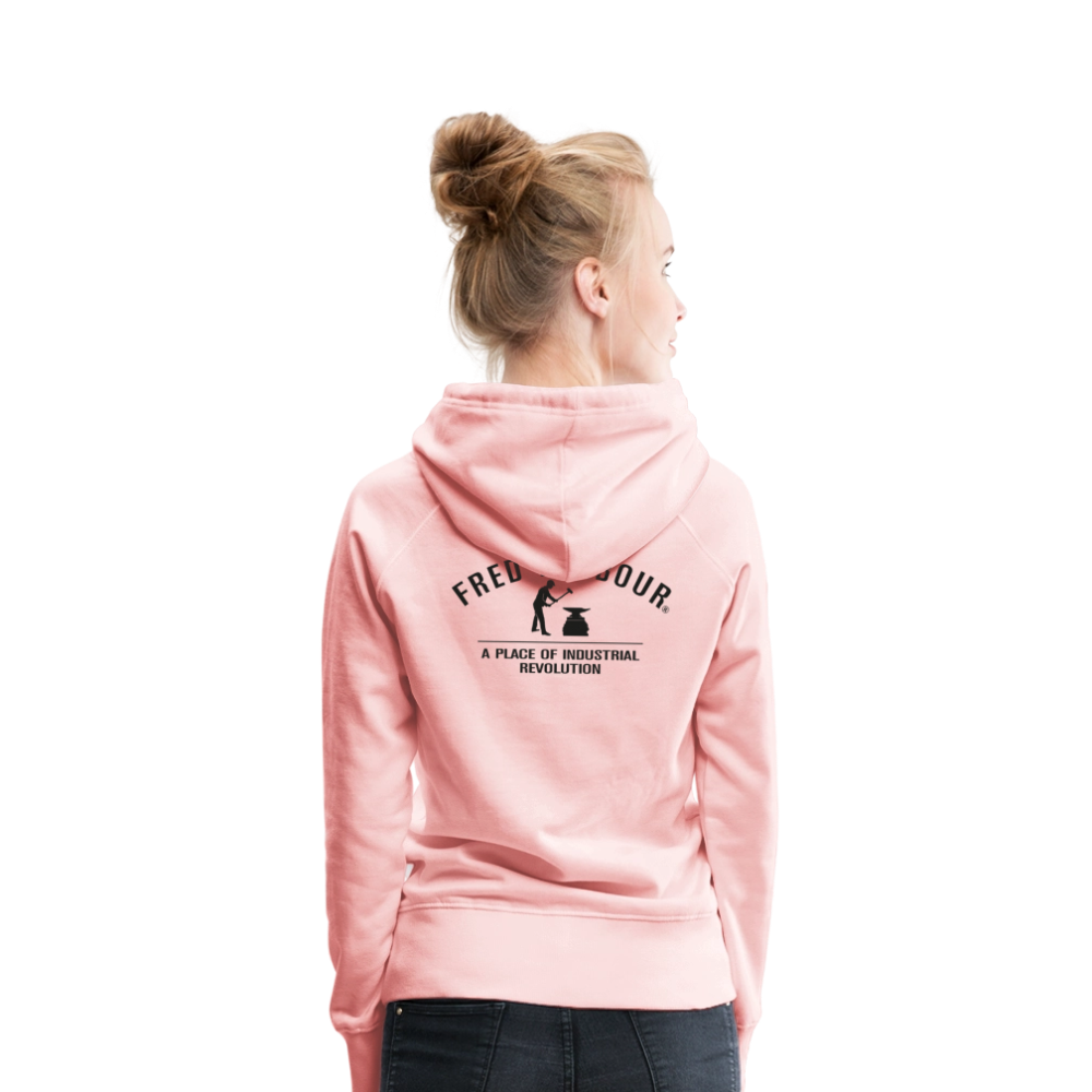 Women´s Premium Hoodie "Classic" - Kristallrosa