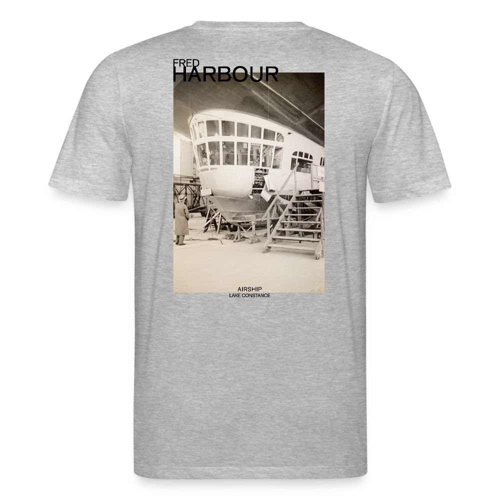 Unisex T-Shirt "Airship 1926" - Grau meliert