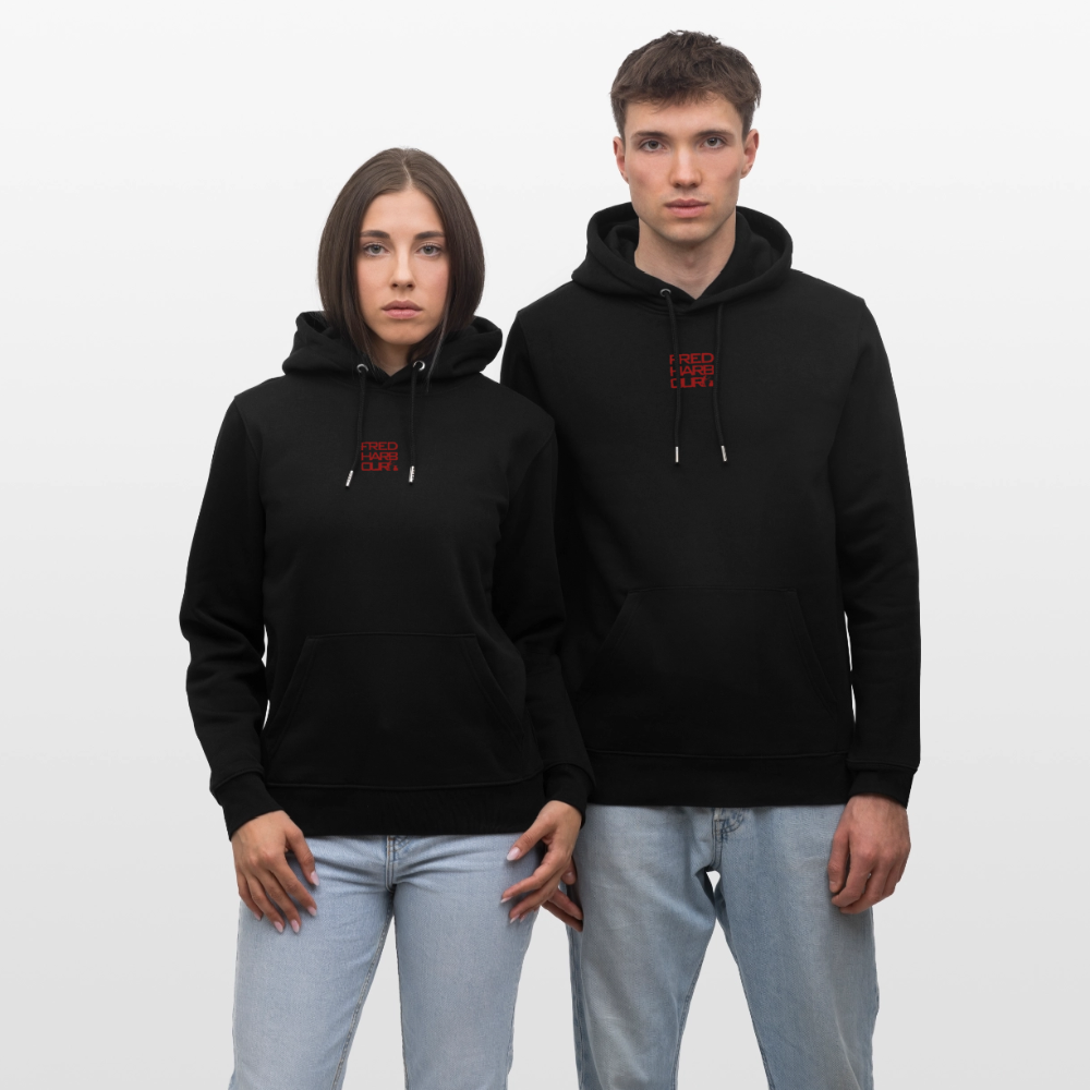 Unisex nachhaltiger Hoodie SPORT - Schwarz