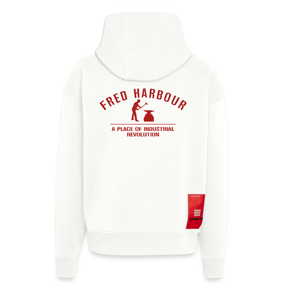 Premium Unisex Oversized Hooded Jacket - OFF WHITE