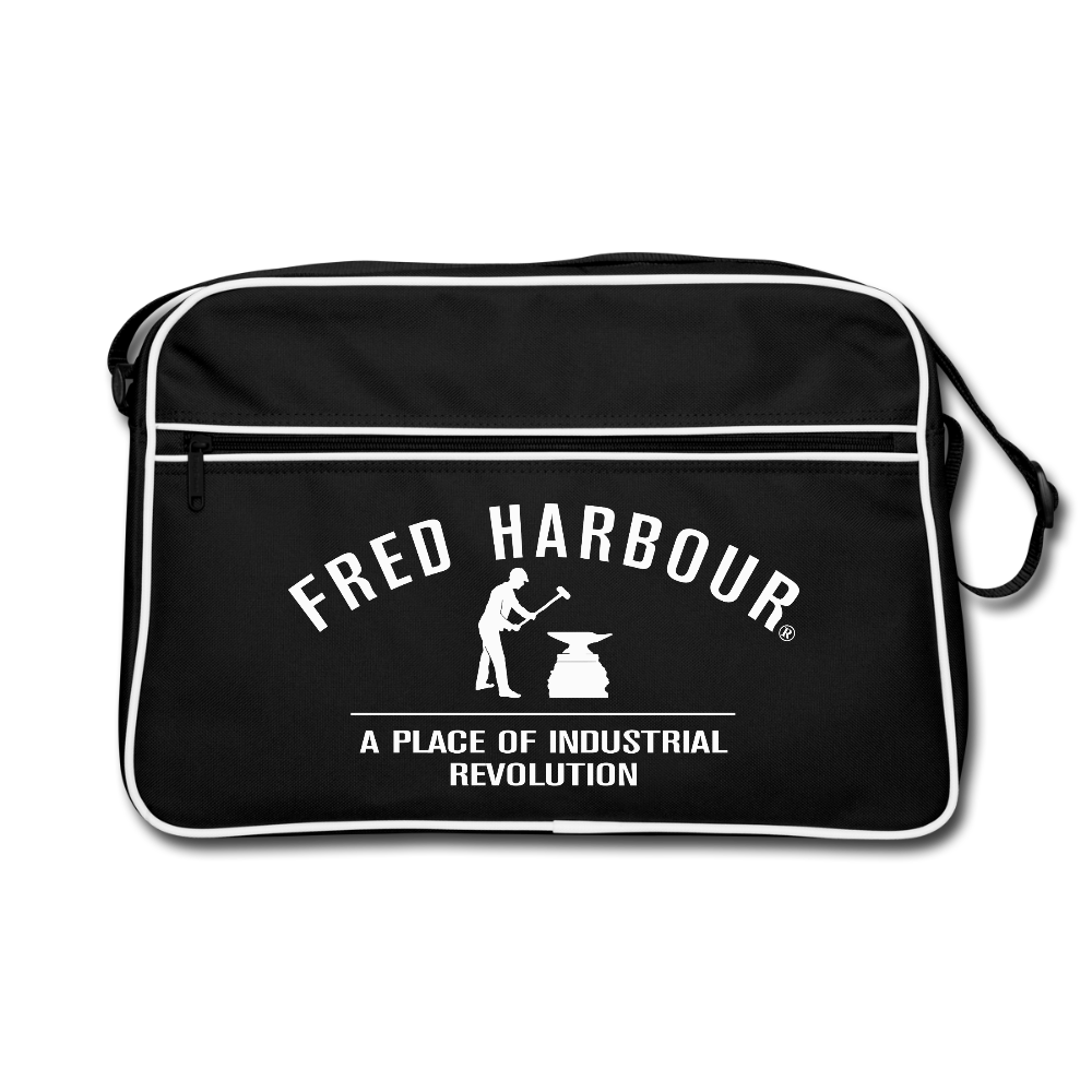 Fred Retro Tasche - Schwarz/Weiß