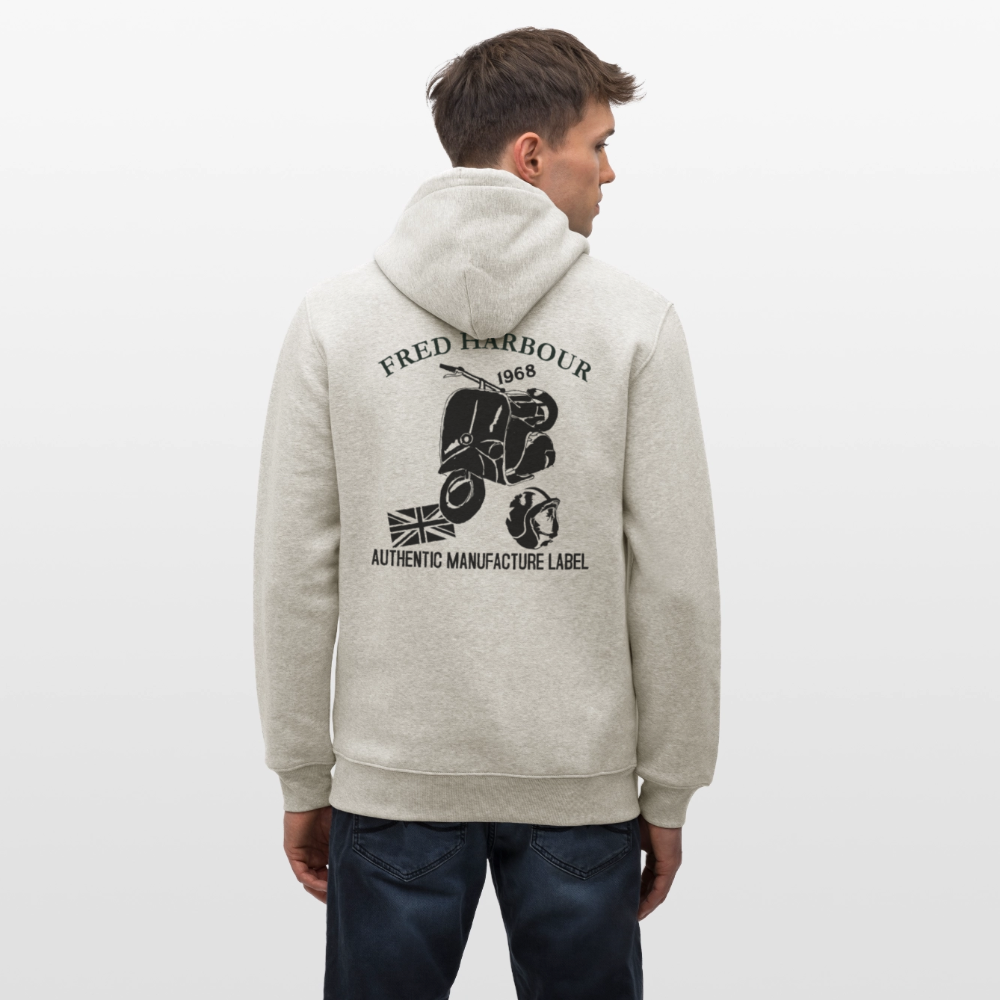 Unisex Hoodie CRUISER - Beige meliert