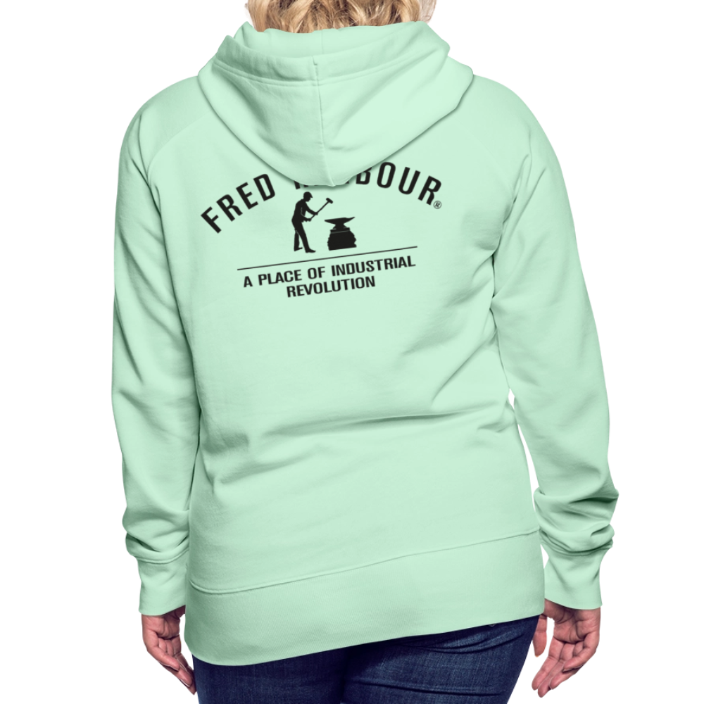 Women´s Premium Hoodie "Classic" - helles Mintgrün