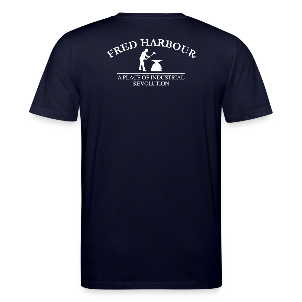 Unisex T-Shirt "penny farthing" - Navy