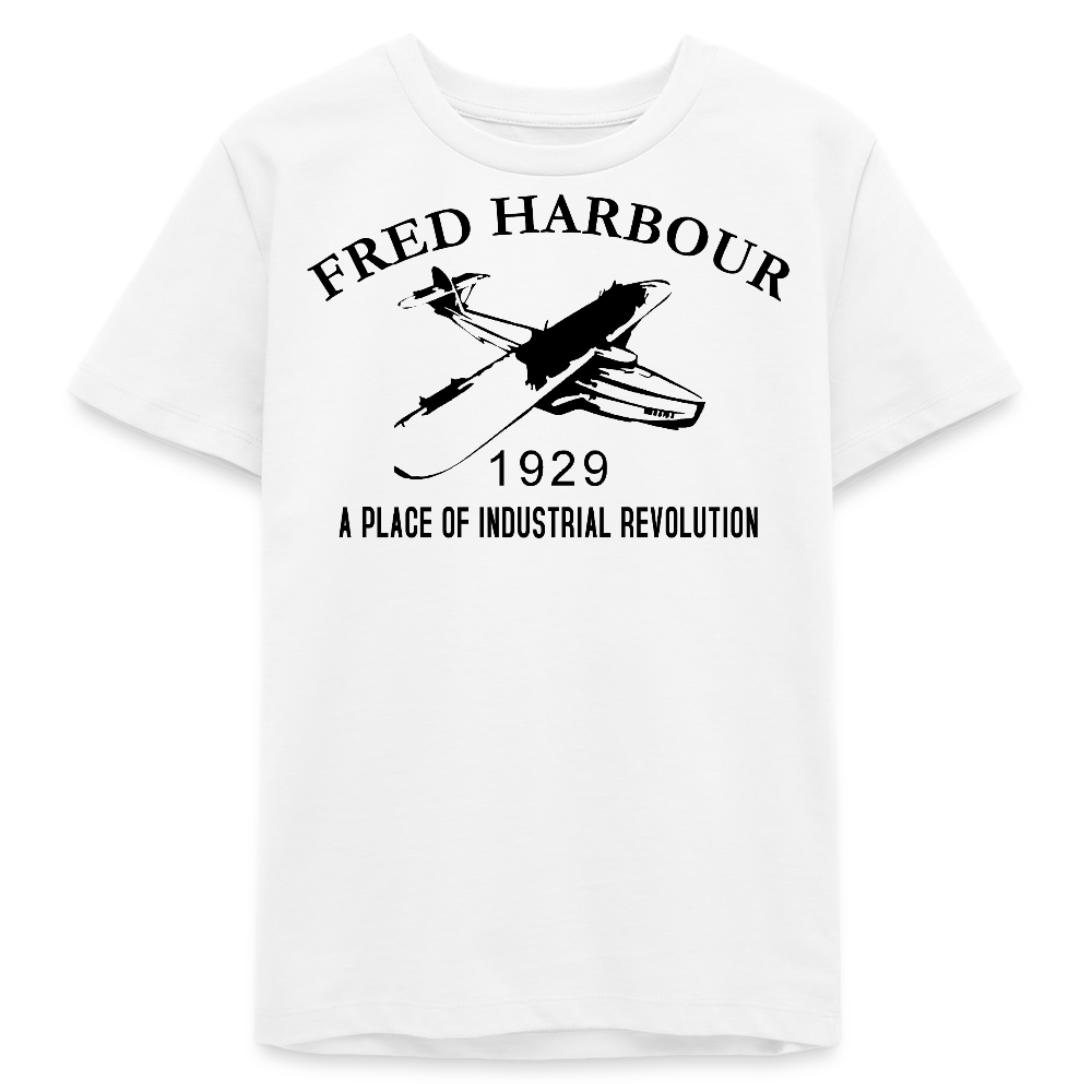 Teenager T-Shirt "seaplane" - Weiß