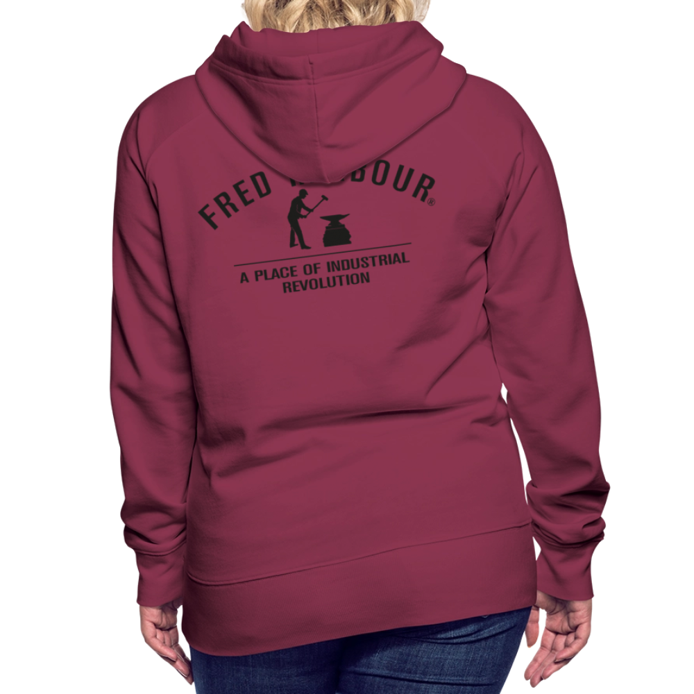 Women´s Premium Hoodie "Classic" - Bordeaux