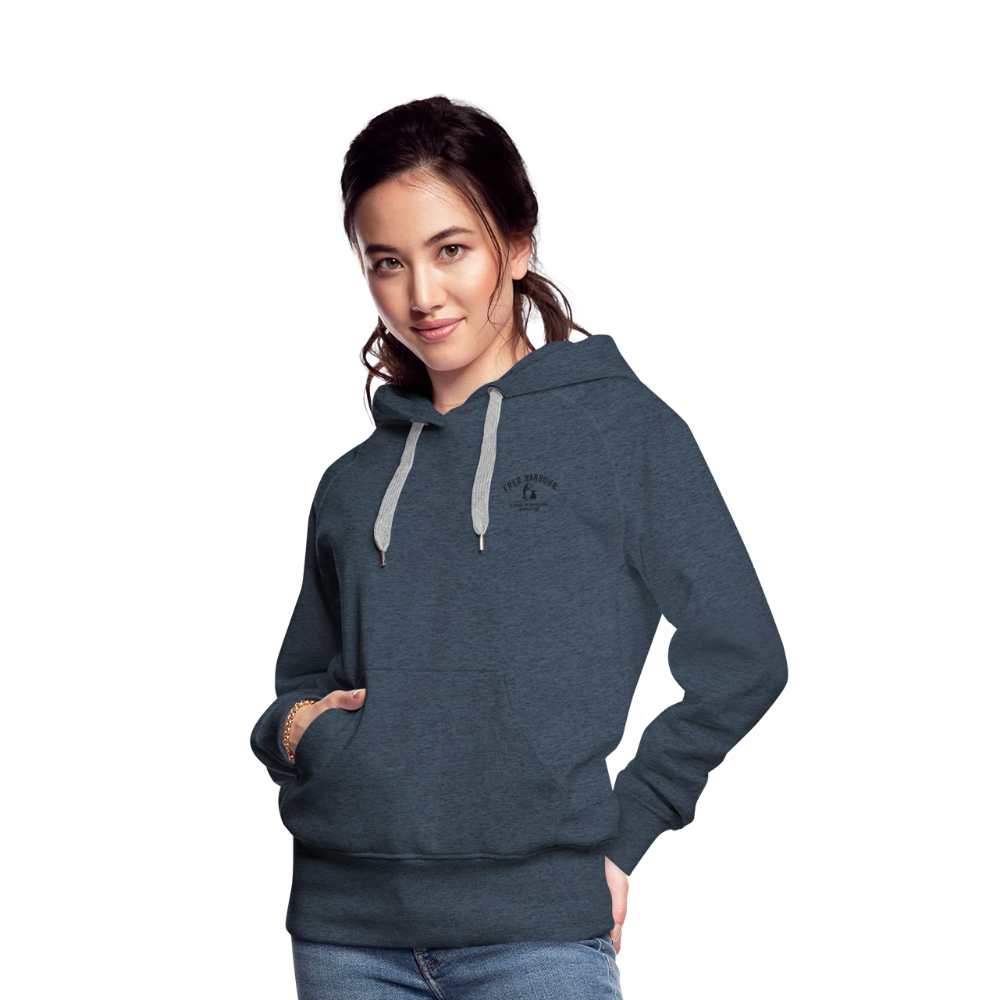 Women´s Premium Hoodie "Classic" - Jeansblau