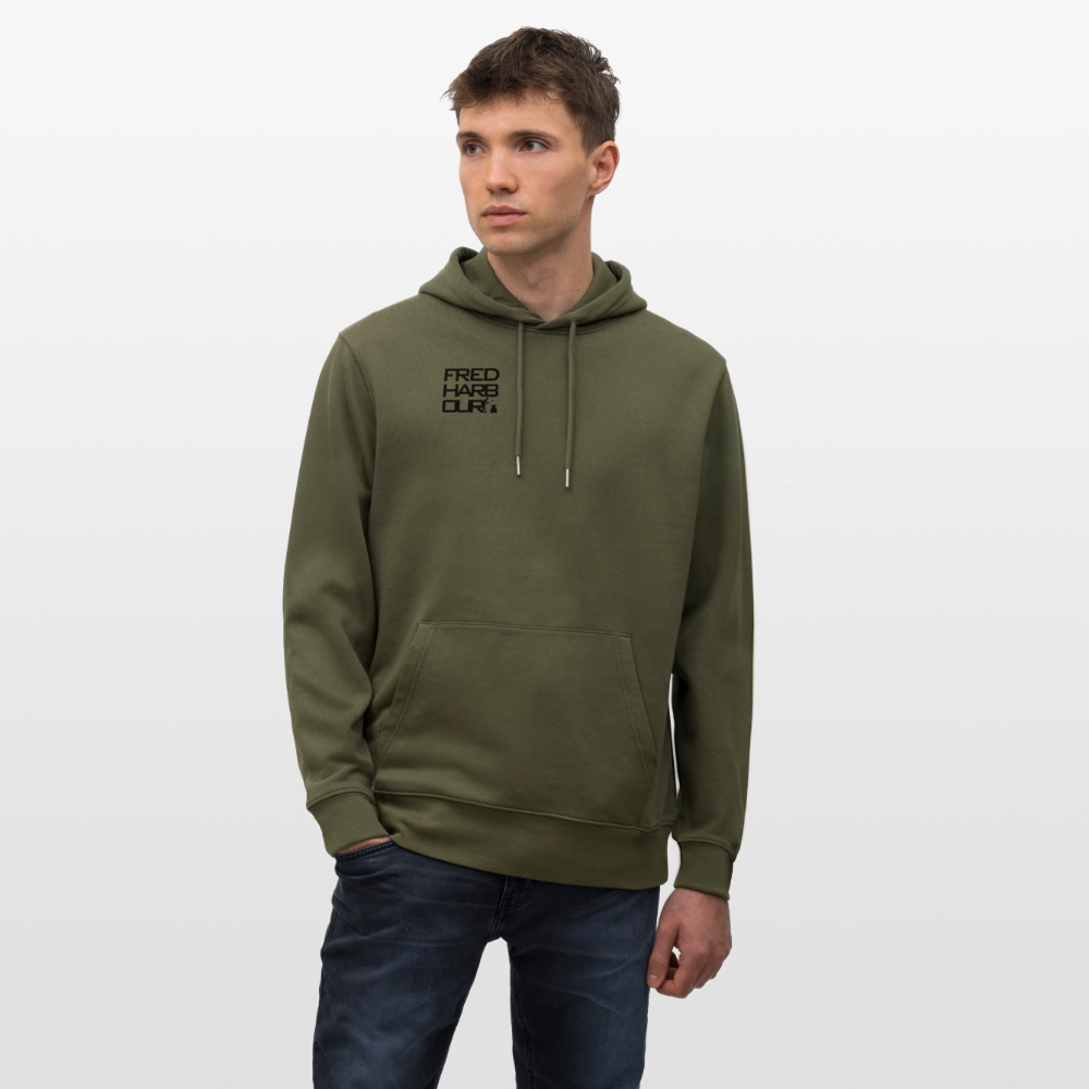 Unisex Hoodie Sailing I - Khaki Grün