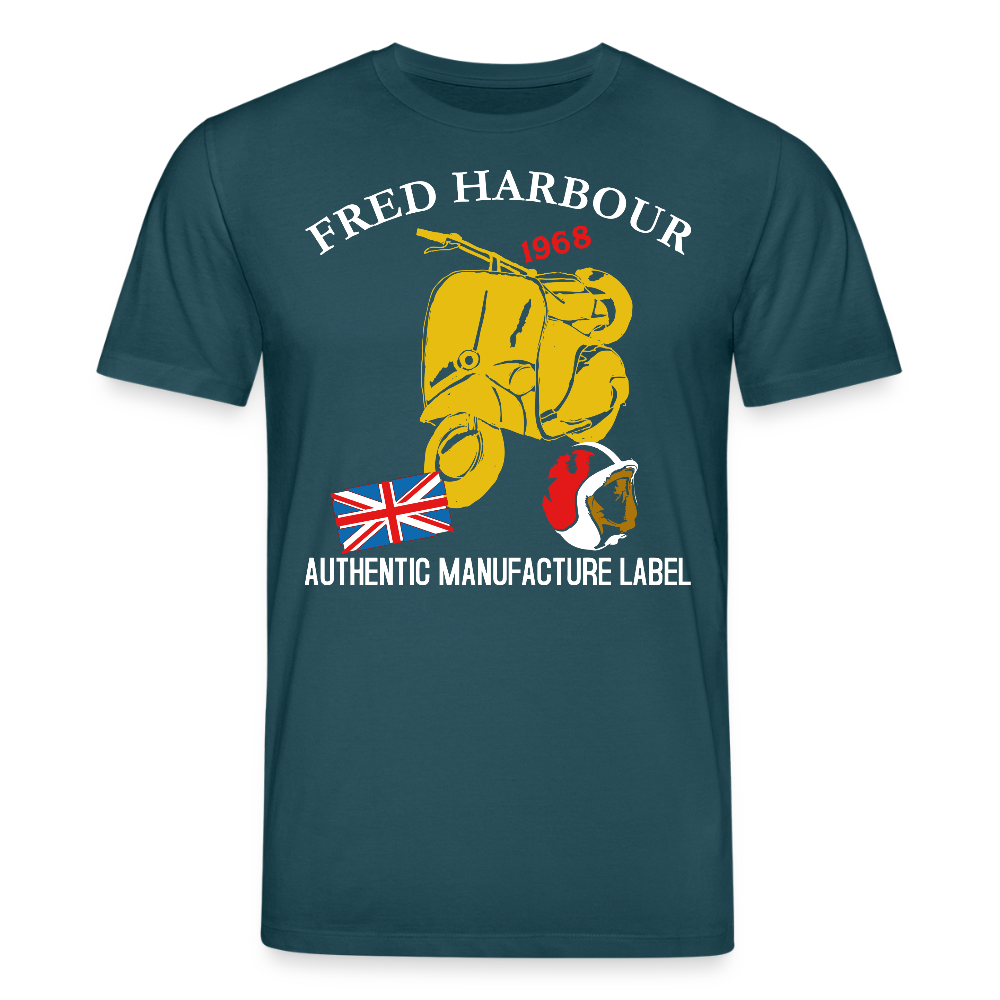 Unisex T-Shirt "MOD RIDE" - Dunkles Petrol