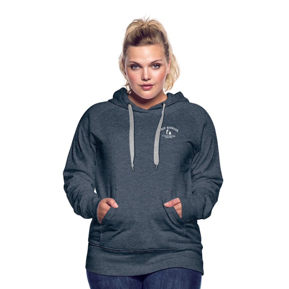 Women´s Premium Hoodie "Classic" - Jeansblau