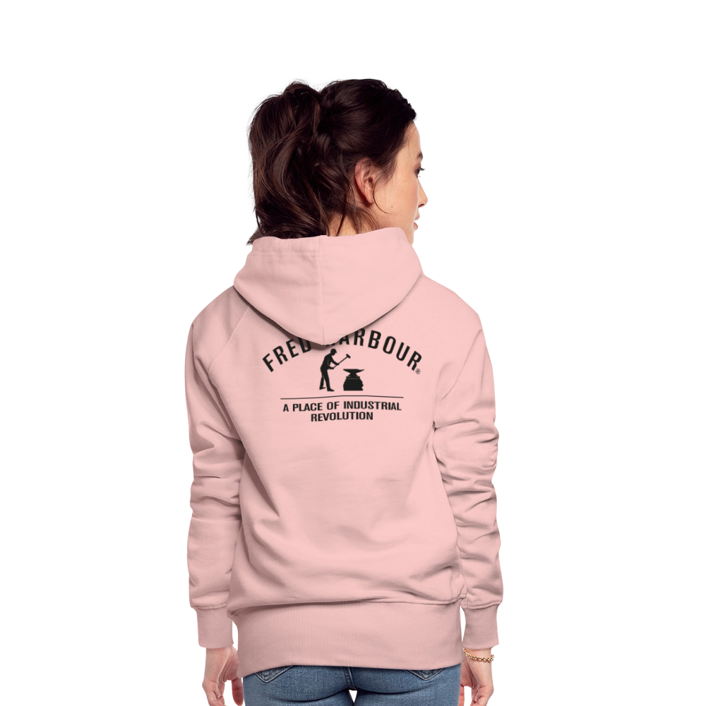Women´s Premium Hoodie "Classic" - Kristallrosa