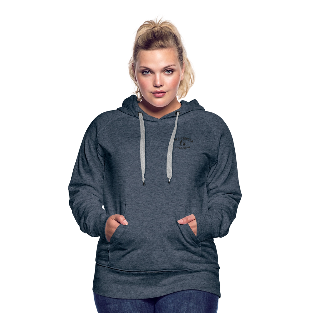 Women´s Premium Hoodie "Classic" - Jeansblau