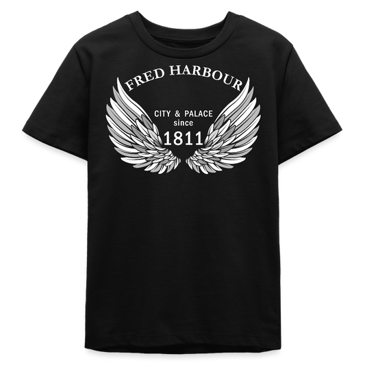 Teenager T-Shirt "Wings" - Schwarz