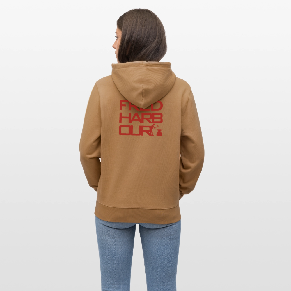 Unisex nachhaltiger Hoodie SPORT - Karamell 