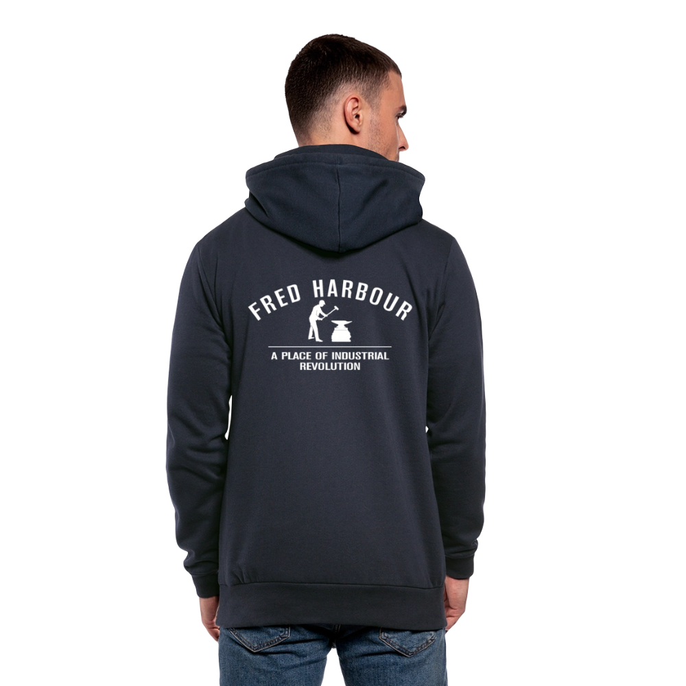 UNISEX Schalkragen Hoodie classic - Navy