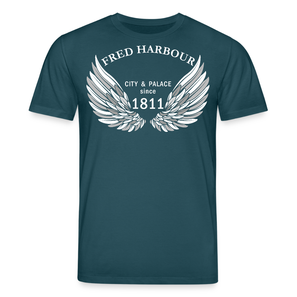 Unisex T-Shirt "Wings" - Dunkles Petrol
