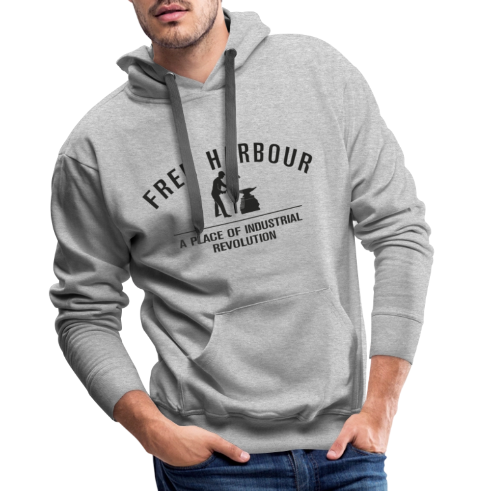 Men’s Premium Hoodie classic - Grau meliert